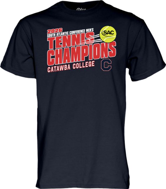 Catawba College Men's Tennis 2026  Conference Champions Short Sleeve T-Shirt